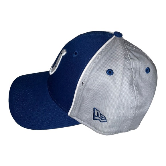 New Era 9forty Indianapolis Colts Adjustable Back Hat/Cap Blue&Gray NFL - Picture 2 of 9